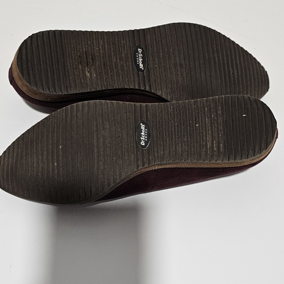 Dr. Scholl's Wedge Slip On Size 7 1/2 Burgundy Wine memory foam - Picture 8 of 9